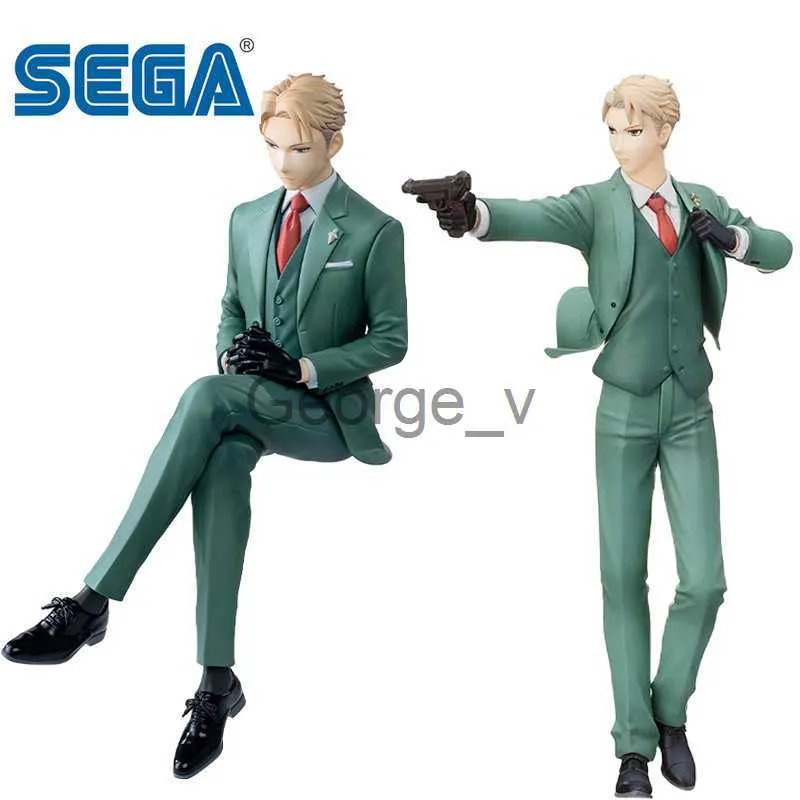 Minifig SEGA Genuine SPY FAMILY Anime Figure Loid Forger Dusk Bubble Pressure Action Figure Toys for Kids Gift Collectible Model Dolls J230629