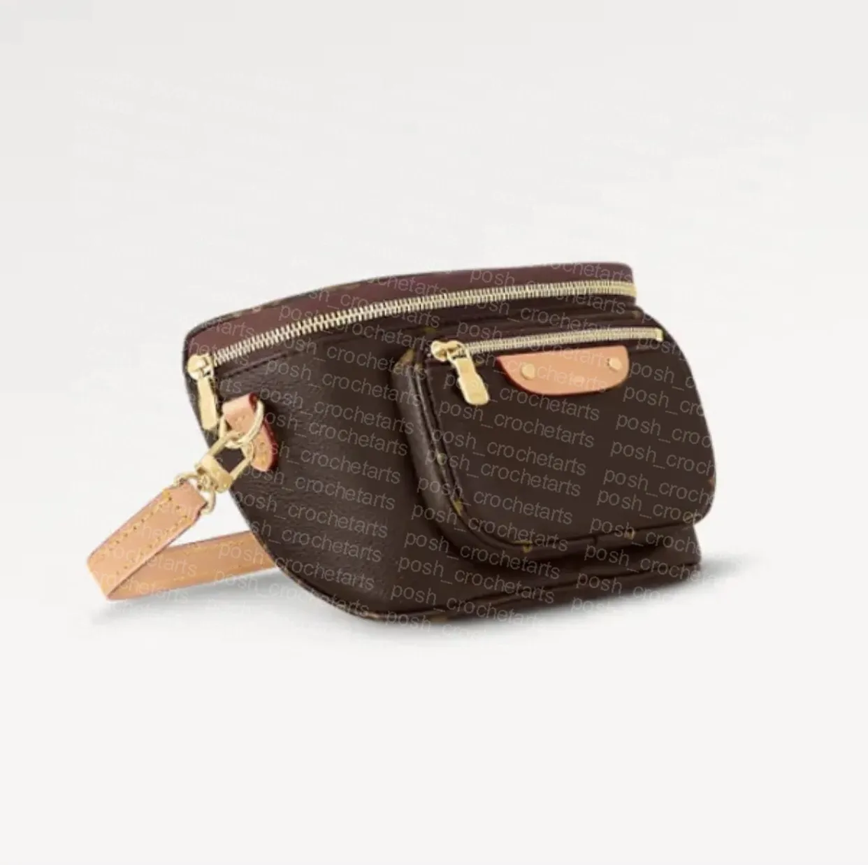 Sacs Banane Mode Pour Femme Mini Banane Vendu sans Boite Bracelet Cuir Véritable