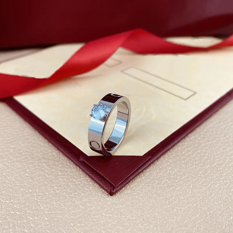Высококачественный бренд Carti love, кольцо с винтом, ювелирная простота, дизайнер K, обручальные кольца, роскошь, узкая версия, титановая сталь, серебряное кольцо для любви