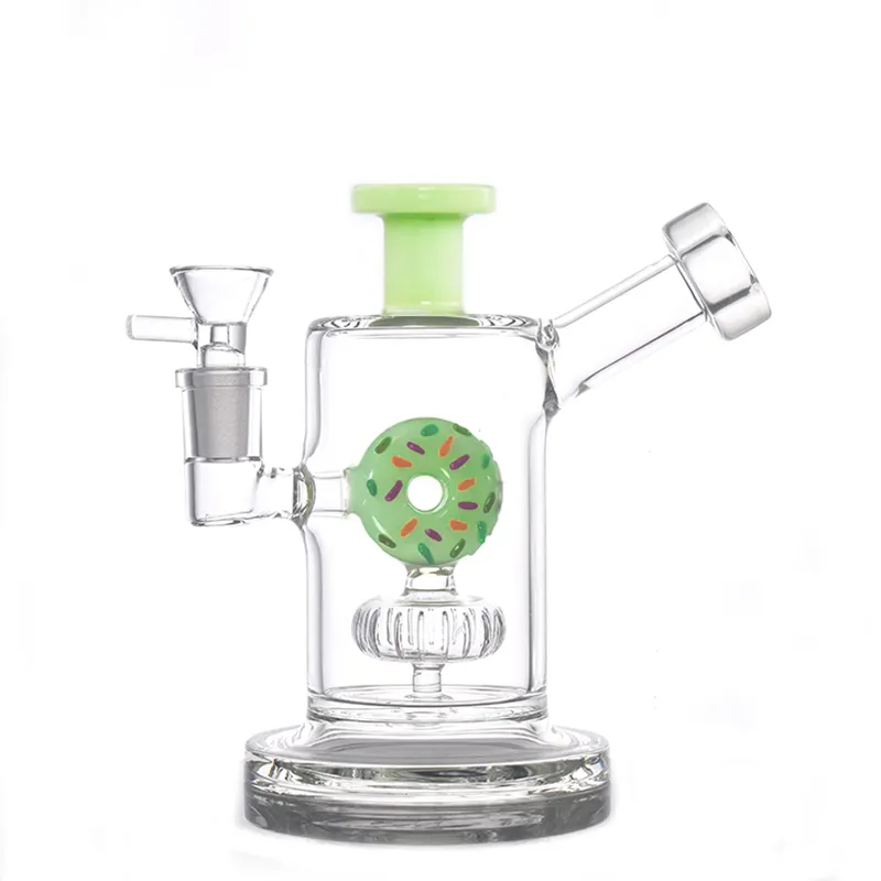 Beignet Conception Narguilés Bong En Verre Birdcage Perc Tuyaux De Fumer De L'eau Cigarette Accessoires Dab Rig avec 14mm Joint Fumer Pièce Prix De Gros