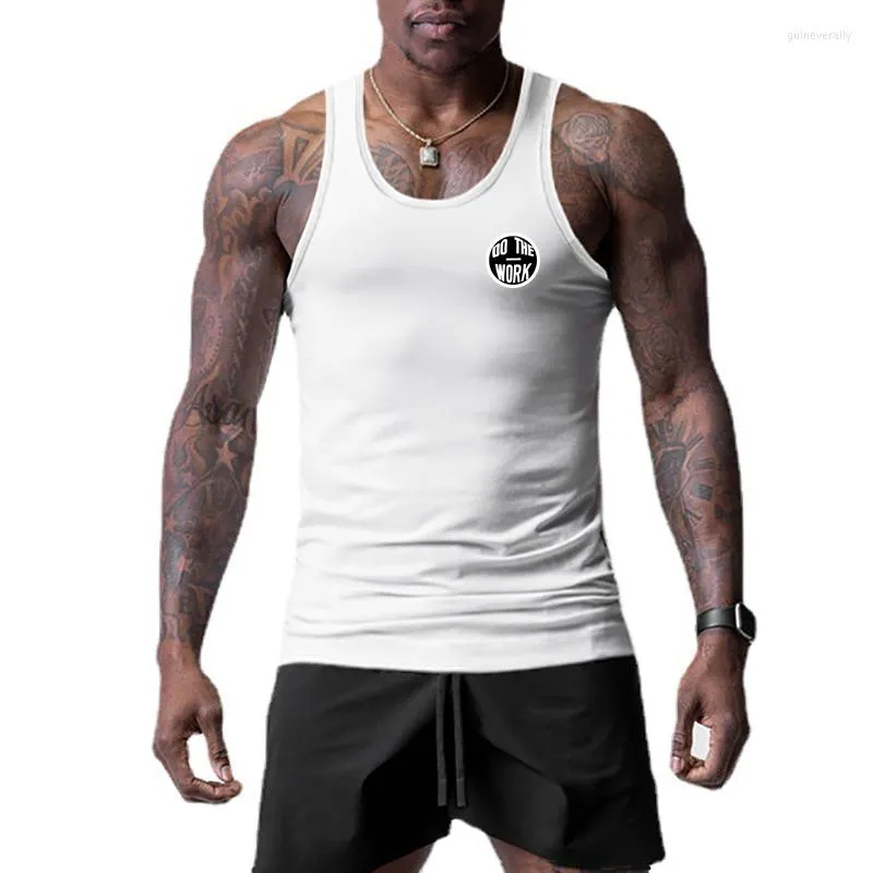 Débardeurs pour hommes Muscleguys Mesh Gym Top Mens Fitness Stringer Singlets Bodybuilding Chemise Sans Manches Été Slim Fit À Séchage Rapide Gilet De Sport