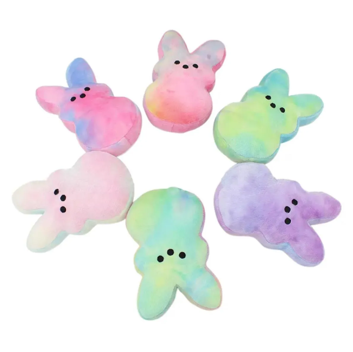 Ny gradient Easter Bunny Party Toys 15cm 20 cm 25 cm färgglada gåvor för barn Family Wholesale