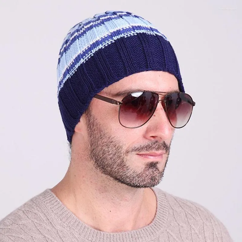 Berretti Bonnet Homme Hiver De Marque 2023 Cappelli invernali lavorati a maglia per uomo Berretti Cappello all'uncinetto Berretto unisex