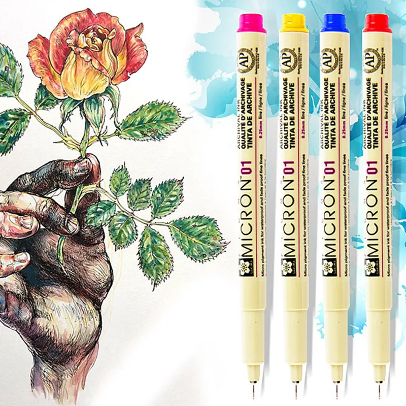 Wholesale Sakura Pigma Micron Colored Fineliner Pen Set Fine
