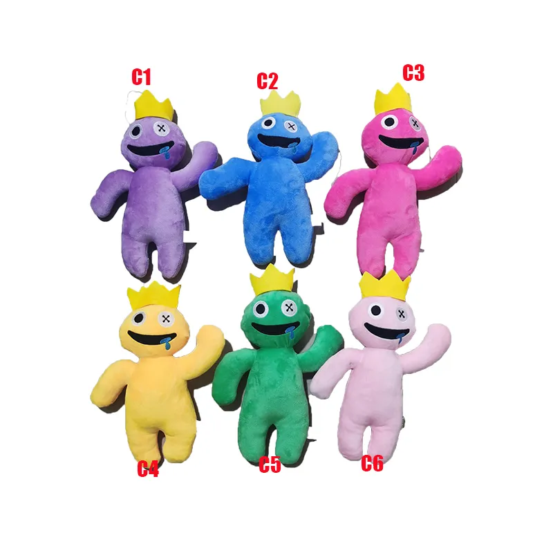 30cm Roblox Rainbow Friends Plush Toy Cartoon Game Character Doll Kawaii Blue Monster Soft Stuffed Animal Toys for Kids Fans