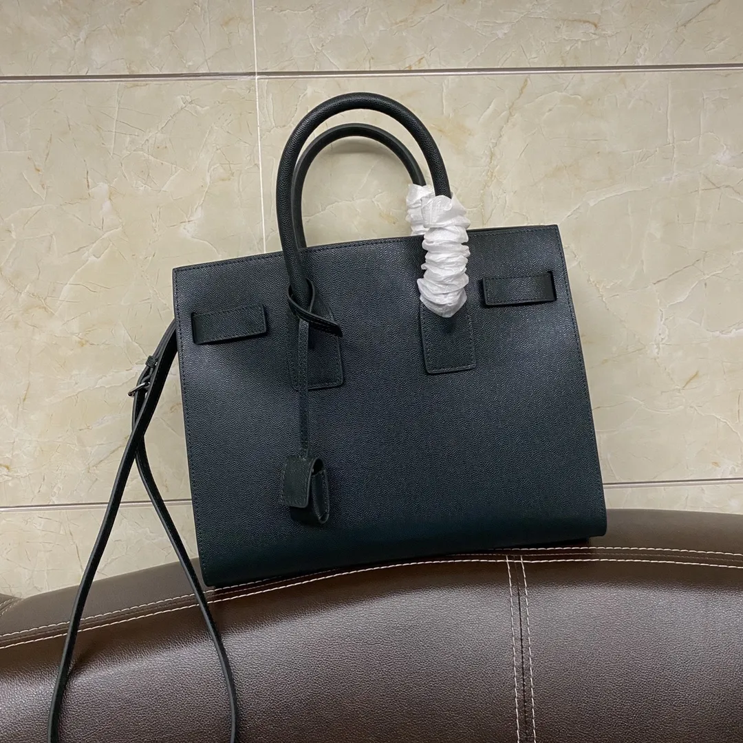 сумки высшего уровня сумка через плечо женские кошельки крокодиловое зерно с замком мешок для пыли черная дизайнерская сумка через плечо sac de jour сумки кожаная сумка