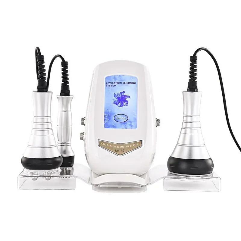 Máquina de emagrecimento gordura EMS massageador de corpo inteiro Cavitação ultrassônica máquina de emagrecimento elétrico infravermelho 3 em 1 40K queimador de gordura equipamento de beleza