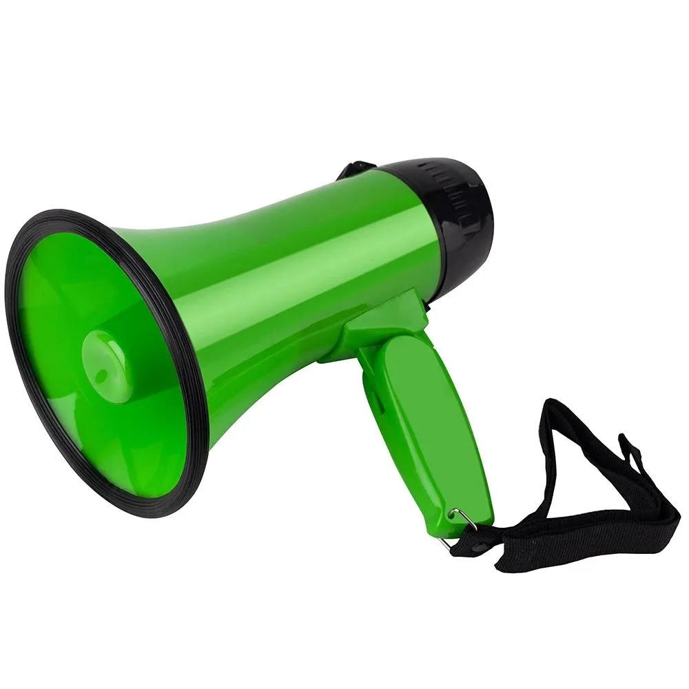 Altoparlanti portatili da 25 watt ad alta voce Registrazione del tour Horn Guida altoparlanti altoparlanti altoparlanti Bullhorn Megaphone