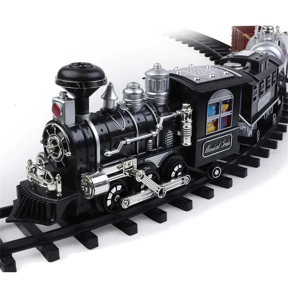 Classic Electric RC Train Set With Water Smoke Dj Laser Light Price And Music Sound Perfect Remote Control Train For Kids 230629 From Nan08 64.58 DHgate.Com