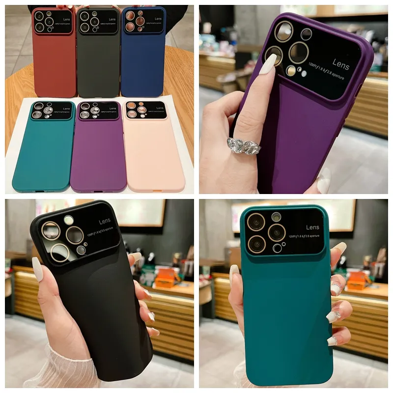 Silicone Case Camera Lens Cover For iPhone 15 14 13 12 11 Pro XS Max XR X 8  7 SE