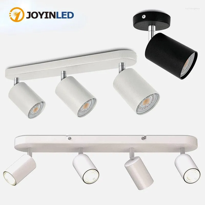 Plafonniers Lampe Rail Luminaire Angle Réglable Convient Pour L'installation En Surface Salon Chambre Bar Décoration Lampes Noires