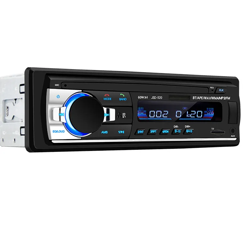 TrAdE Shop Traesio - Autoradio Stereo Auto Vivavoce Bluetooth Aux Mp3 Sd Usb 65wx4 Le 502 Luci Colori 51982286 - Foto 9