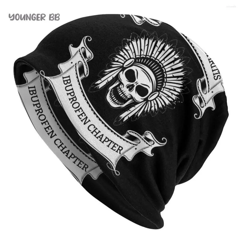 Berets Motorhaube Hüte Sons Of Men Damen Strickmütze mit Arthritis Winter warme Mütze Mützen thermische elastische Kappen