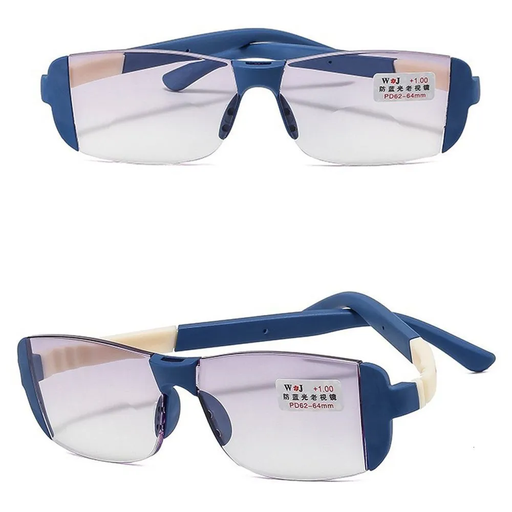 Okulary przeciwsłoneczne modne okulary przeciw niebieskie lekkie czytanie Urltra lekka ochrona oka mężczyźni kobiety eleganckie wygodne okulary unisex 230629