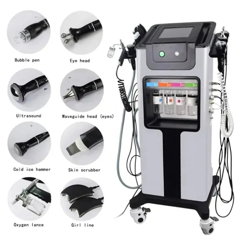 Soins de la peau approuvés par la Ce Spa Beauty Water Nettoyage en profondeur Soins du visage Dermabrasion Machine de soins de la peau Factory Outlet