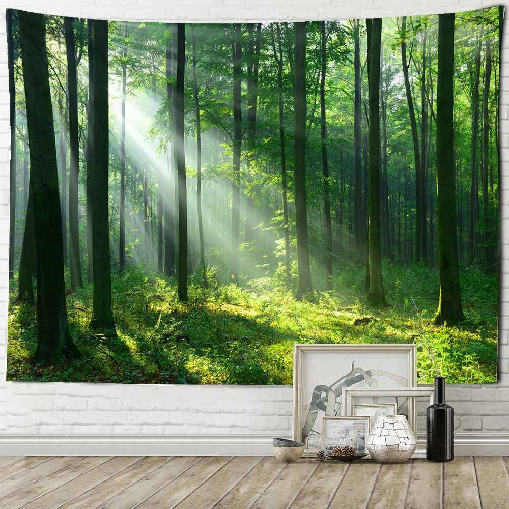 Geesui Arazzo da Parete 200 x 150cm Arazzi Foresta, Poster Natura  Decorazione per Camera da Letto, Soggiorno : : Casa e cucina