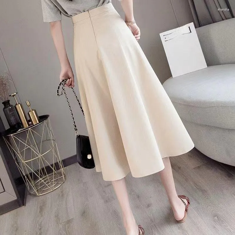 Skirts For Women Black Maxi Womens Skirt Zipper Long High Waist Clothing Offer Luxury Premium Quality Korean Style