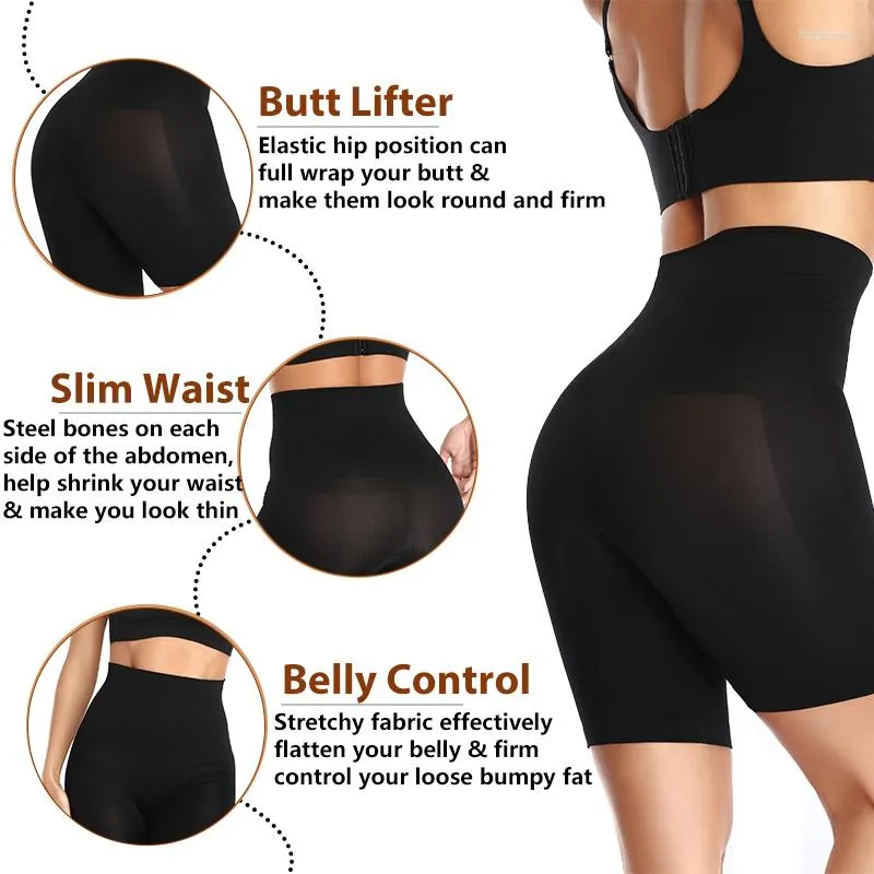 Women High Waist Thong Panty Slimming Boned Body Shaper Tummy Control Panty  Shapewear