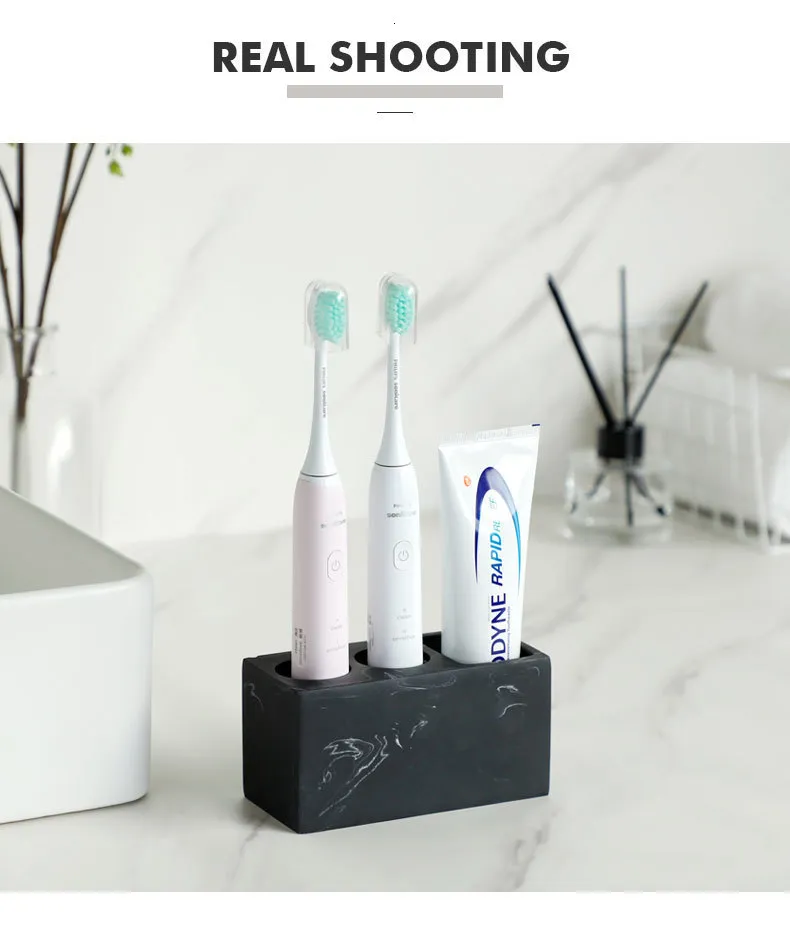 Druuzyl Porte-Brosses à Dents 4 Pièces Support de Rangeent pour Salle