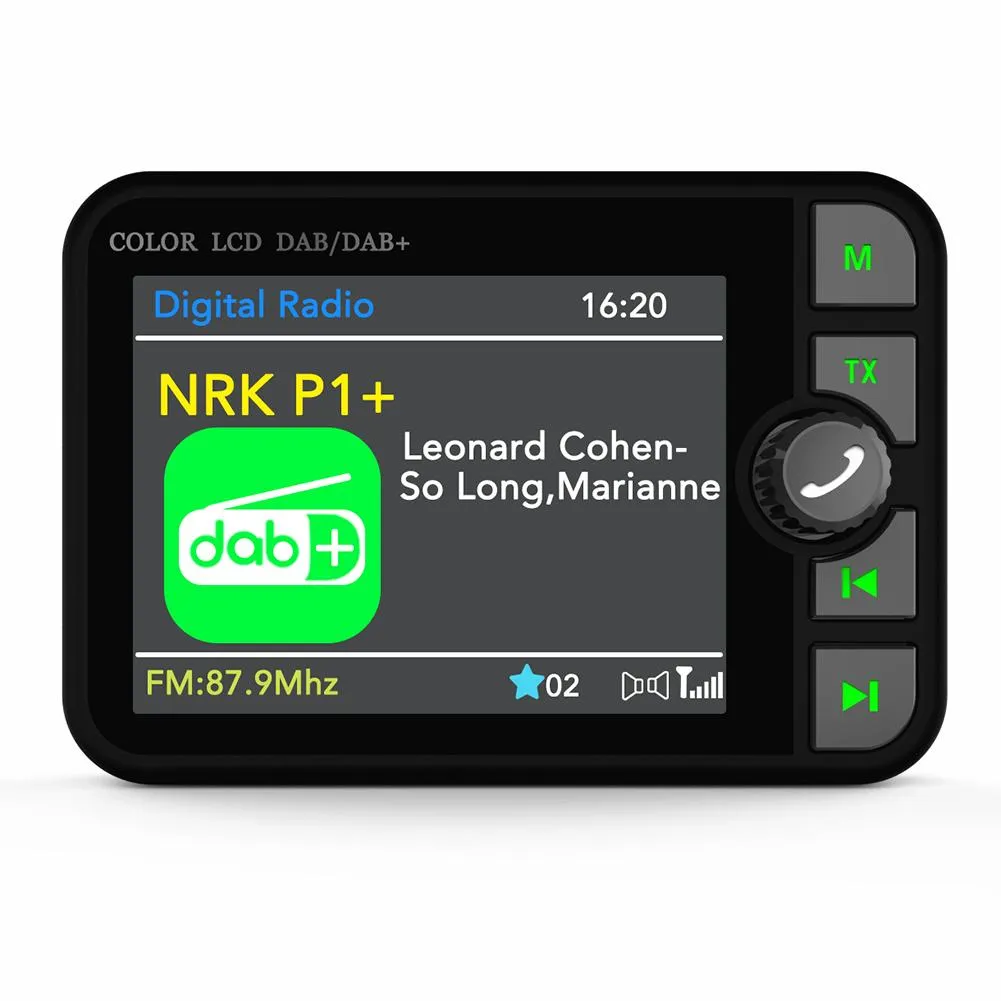 Radio Dab Radio-ontvanger in autostereogeluid Digitale signaaluitzending Radio's Fm Dab+ Bluetooth Mp3-speler Alleen voor Europa Australië