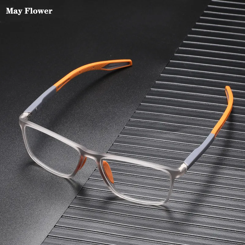 Sunglasses May Flower High Quality Blue Light Blocking Reading Glasses Men Sport Prescription Eyeglasses Frame For 230629