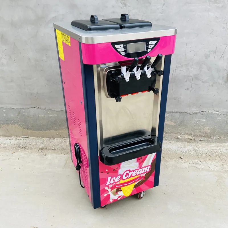 Linboss Ice Cream Maker 3 Smaki miękki maszyna do lodów 18 l/h