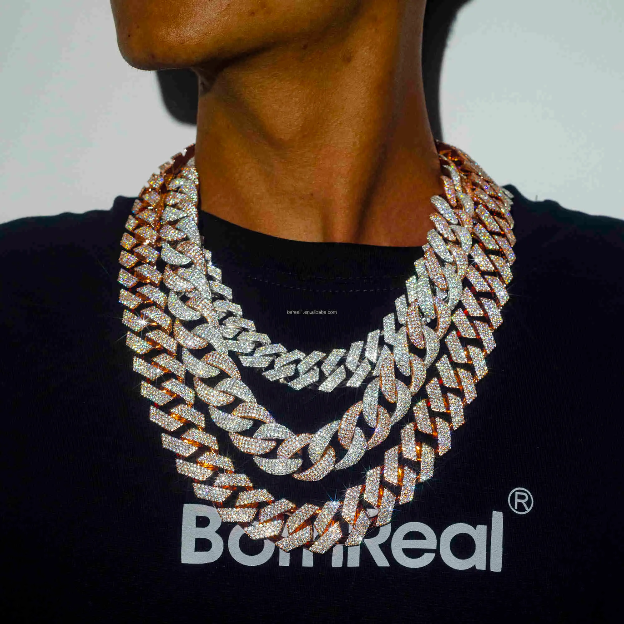 Mens vvs deals diamond chain