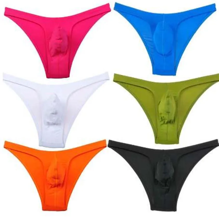 Nouveaux hommes Bikini slips sous-vêtements pochette string slip Mini tronc pantalon2393