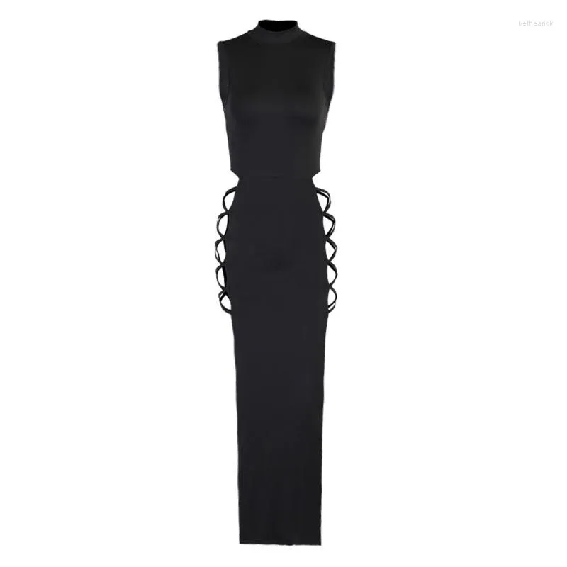 Mock turtleneck cheap sleeveless dress