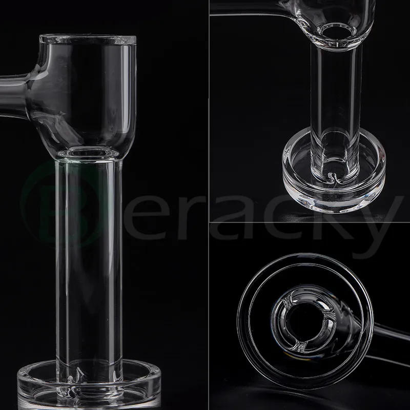 Tam Kaynak XL Terp Slurper Tail Beeveled Edge Qaurtz Banger 10/14/18mm DAB kuleleri Cam Su Boruları