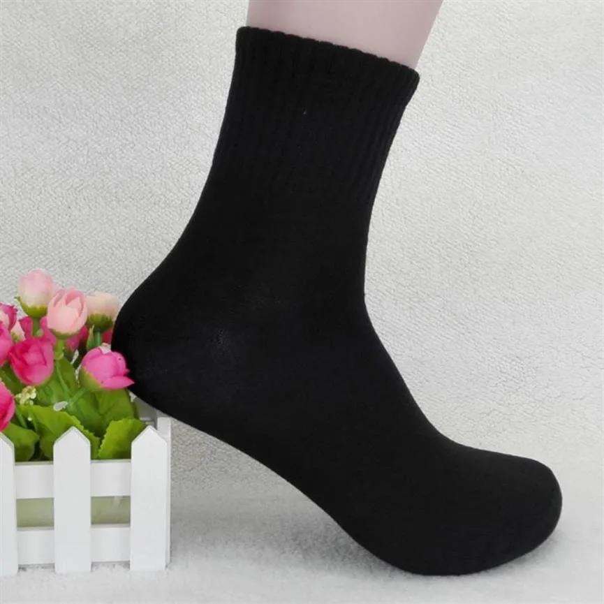 Jaycosin Socks Cotton High Quality Mens Business Cotton Socks Casual Grey Black White Beed Beable Sweat Elastic288m