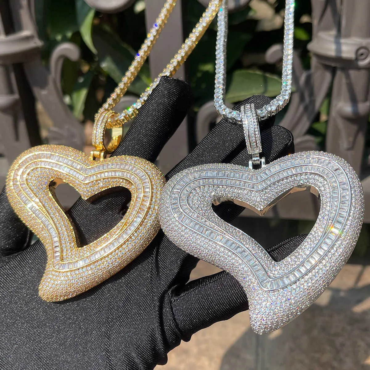 Tilted shop letter necklace
