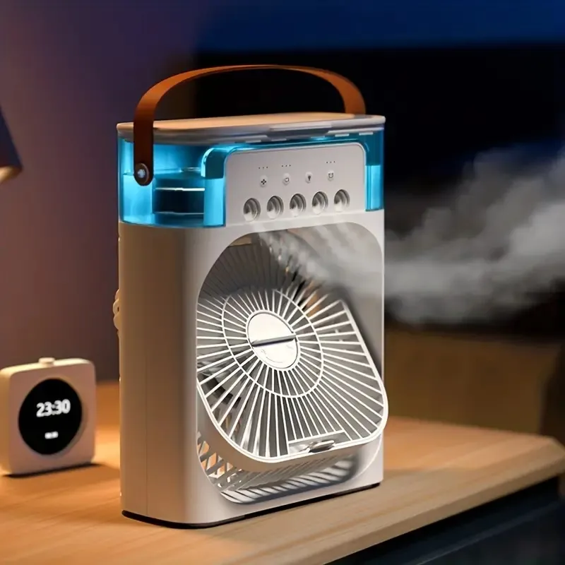 Luftkonditionering Personlig fläkt Mist Fan Liten USB -fläkt för Home Office Cooler Fan