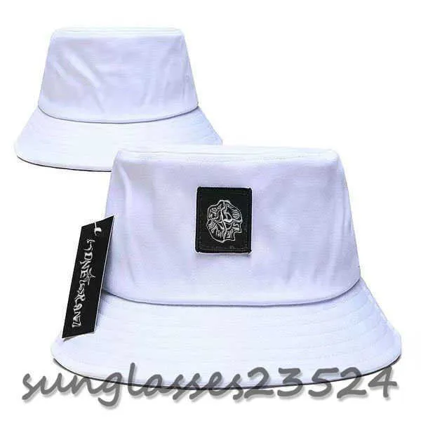 Ball Caps Classic Hat Designer Cape Cap Męskie i Damskie Nylon Visors Compass Bucket Hat White