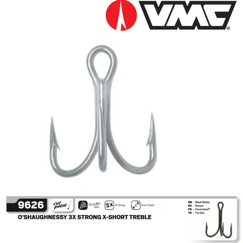French Triple Reinforced J Hooks For Catfish VMC PS9626 TRELE Hook, Three  Anchor, Imported Design For Bait Fishing Tackle 230629 From Nan09, $21.26