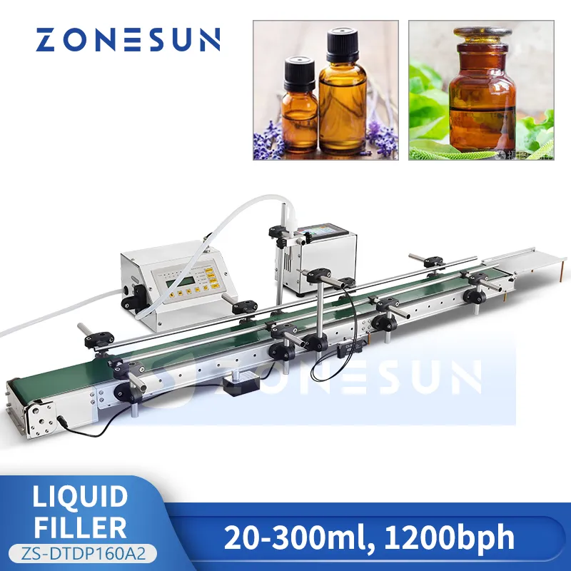 Zonesun自動低コストのボトル充填装置コンベアジュース飲料ペット液体充填ライン機器