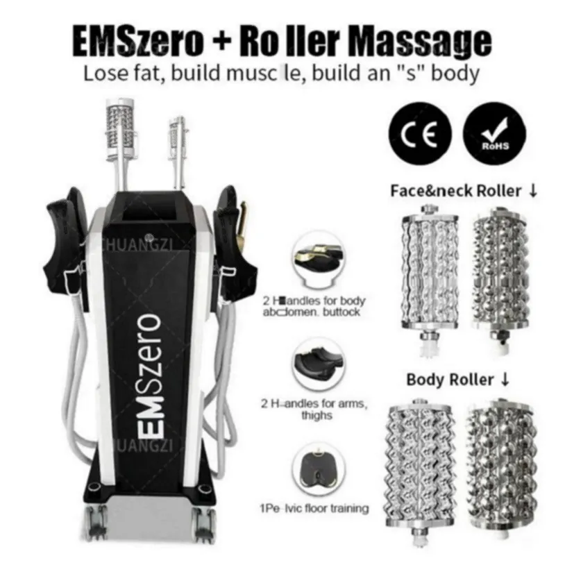 Hot Emszero Ems Neo Sculpt 2/4/5 poignées rouleau intérieur avec Rf électromagnétique nouvelle Machine Neo Hi-emt avec RF