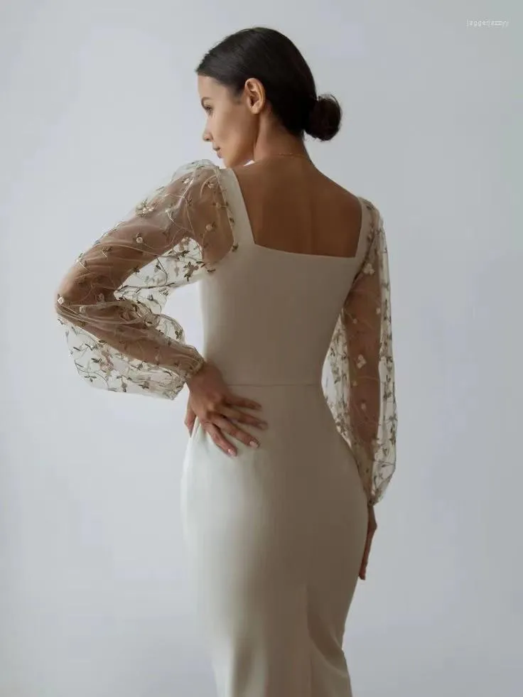 chinese dress ladies Women's White Mesh Maxi Dress main image 1