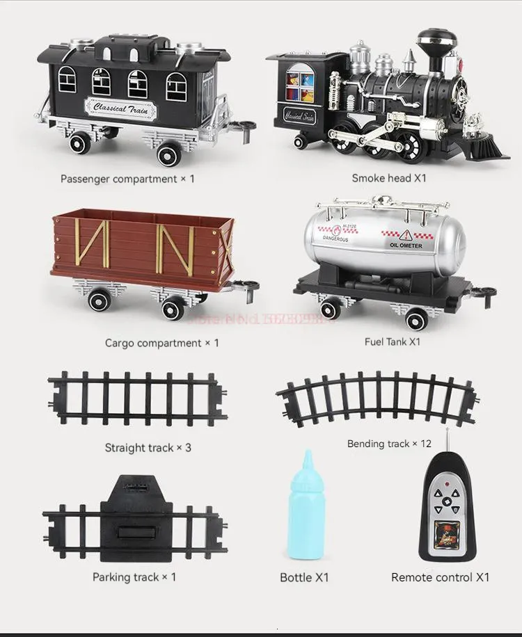 Mini Dampfzug Spielzeug - Retro Zug Modell Aus ABS Für Kinder Ab 3 Jahren