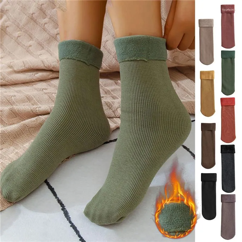 Acheter 3 paires/lot femmes hiver chaud épaissir thermique doux