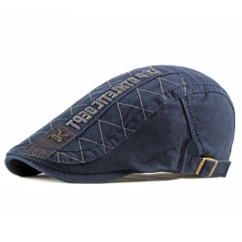 Lettera di moda Berretti di cotone Berretti per donna Uomo Cappello da sole Golf Guida Cappello da tassista Strillone Flat Ivy Summer Peaky Blinder Casquette