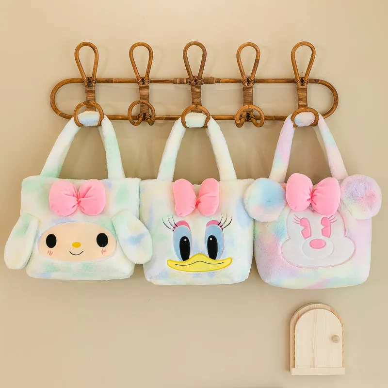 Kawaii Cartoon Anime Plush Handbag Casual Bag Girls Holiday Gift 19 Styles LT0065