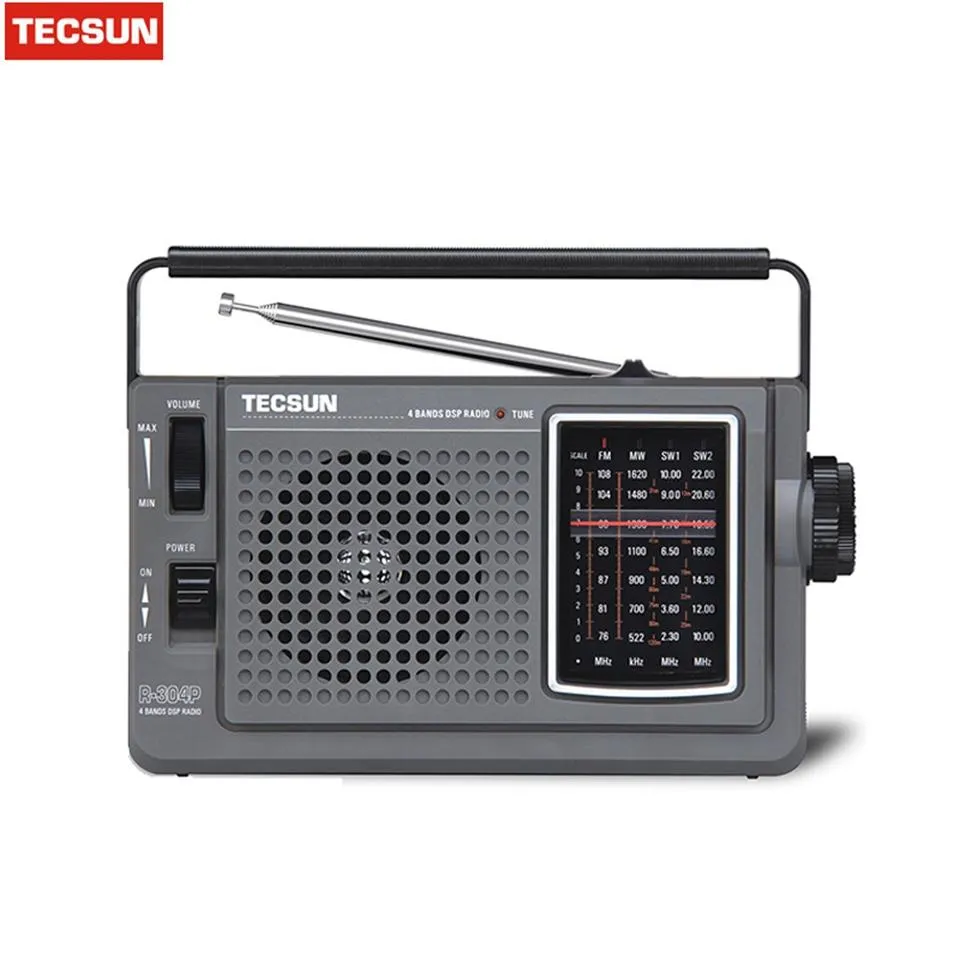 Radio Tecsun originale R304P R304 R304P R304 RADIO RADIO RADIO RADIO FM Radio High Sensibilità Radio Desheng Drop Shipping