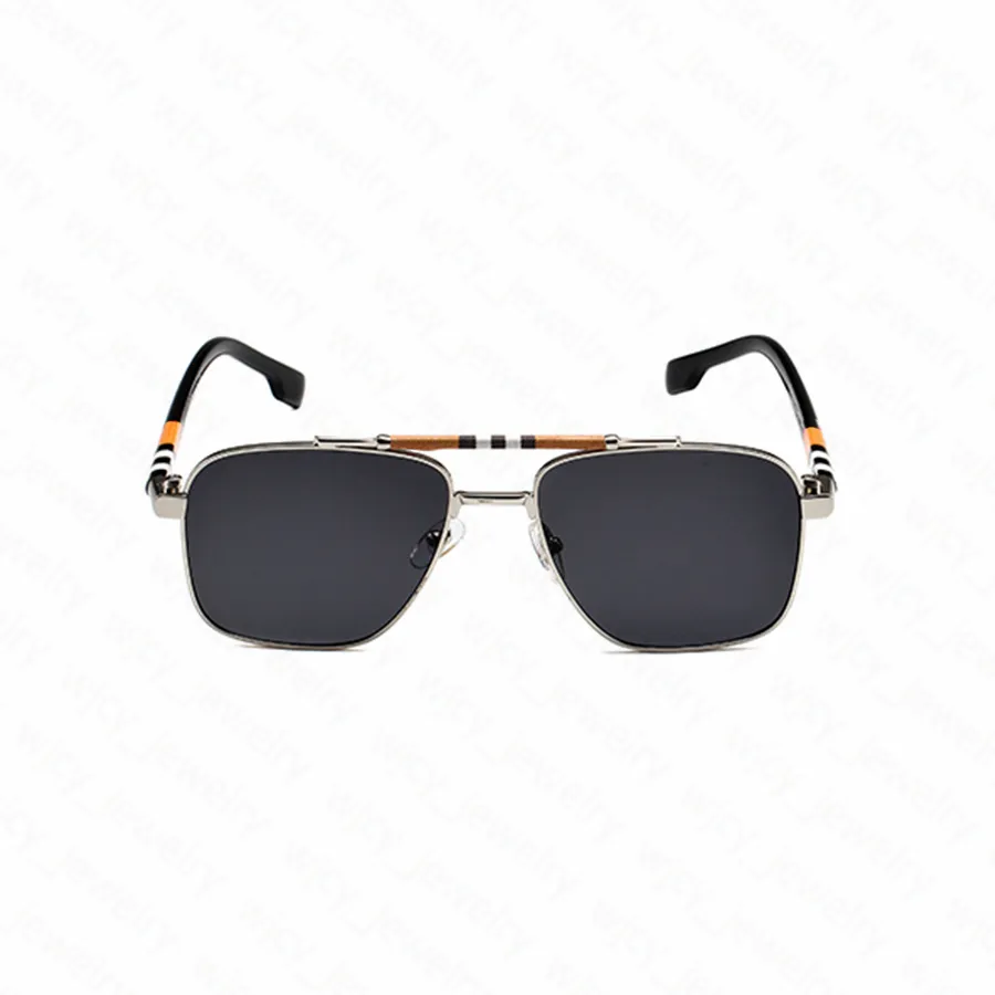 Retro Sunglasses Designer Driving Sunglass Square Metal Goggle for Women Men Sun glass Adumbral 5 Color Eyeglasses