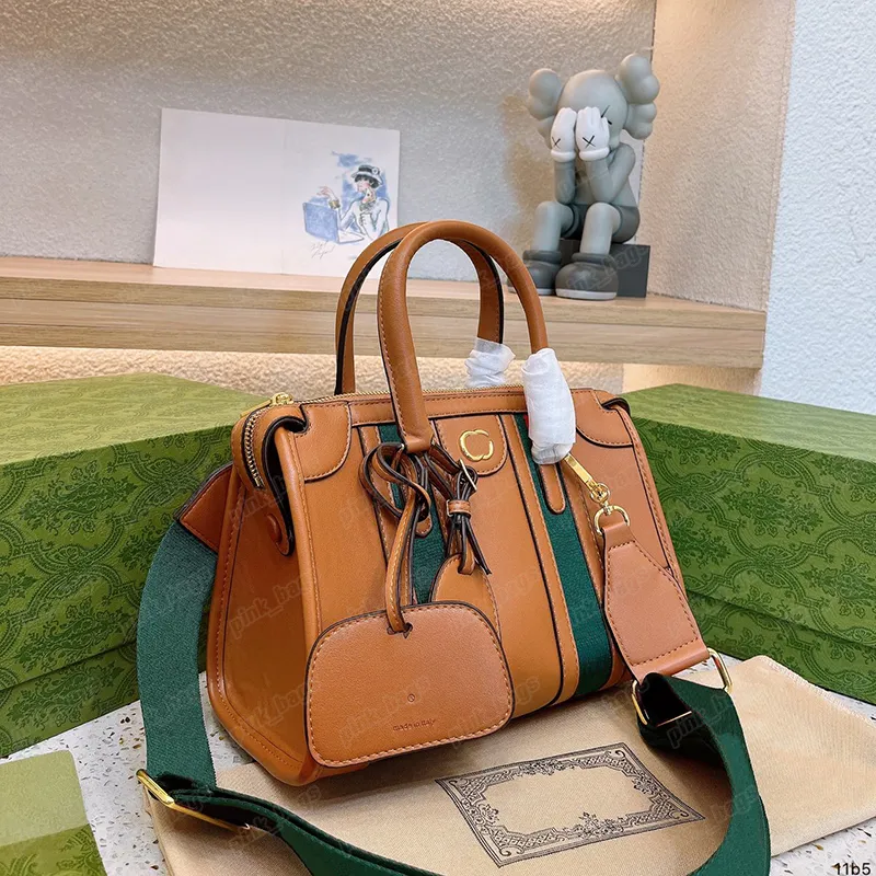 Womens Designer Bauletto Tote Bag Mens Luxury Light Brown Handbag Tote Ladies Shopping Shoulder Bags G Crossbody Purse Wallet 2306301BF