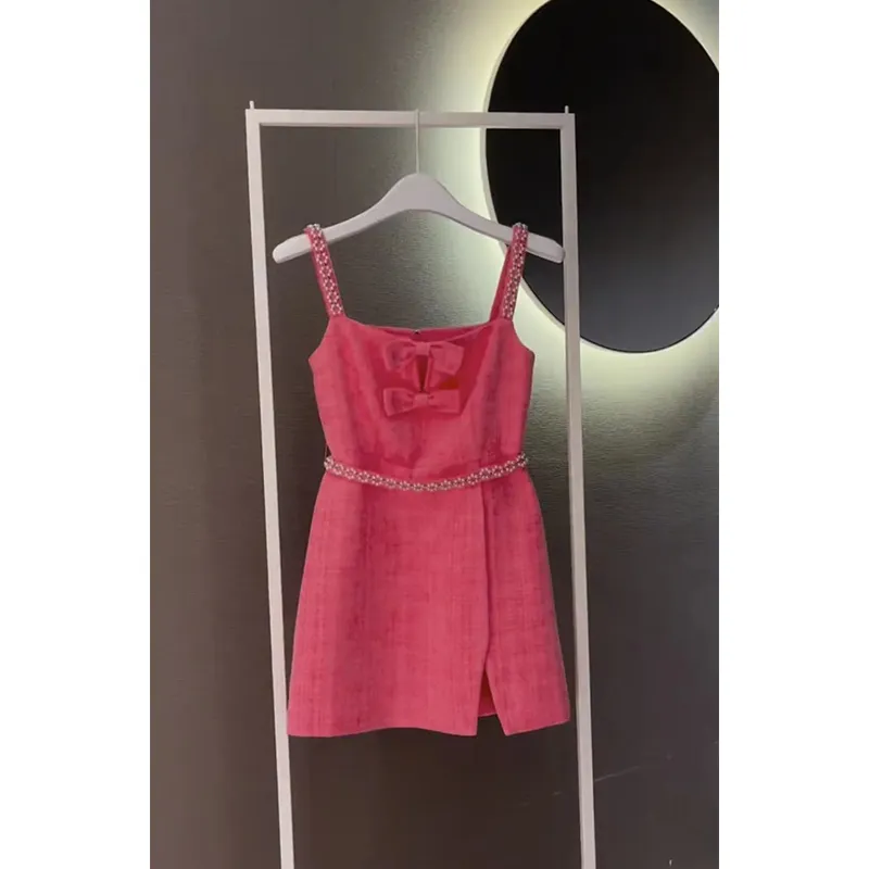 pink linen shirt dress Cira Linen Dress