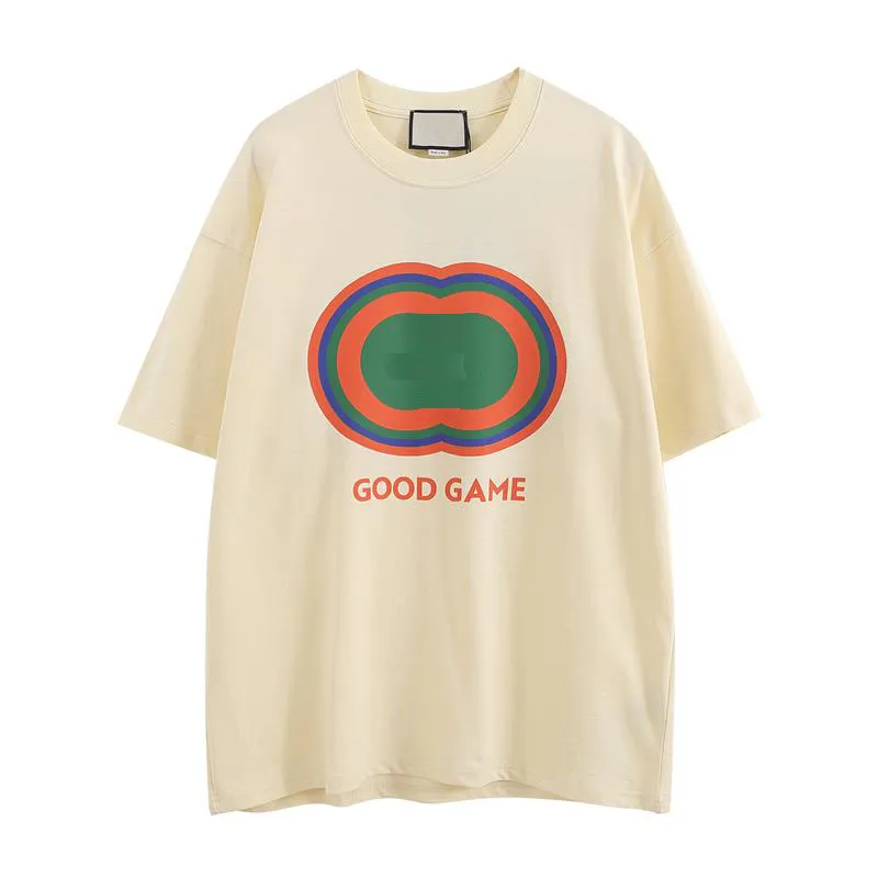 Diseñador de verano Camiseta de lujo para hombre Polos Camiseta europea de París Camisas Mujer Clásico Simple bordado Manga corta Moda Camisa casual de gran tamaño tamaño XS-L