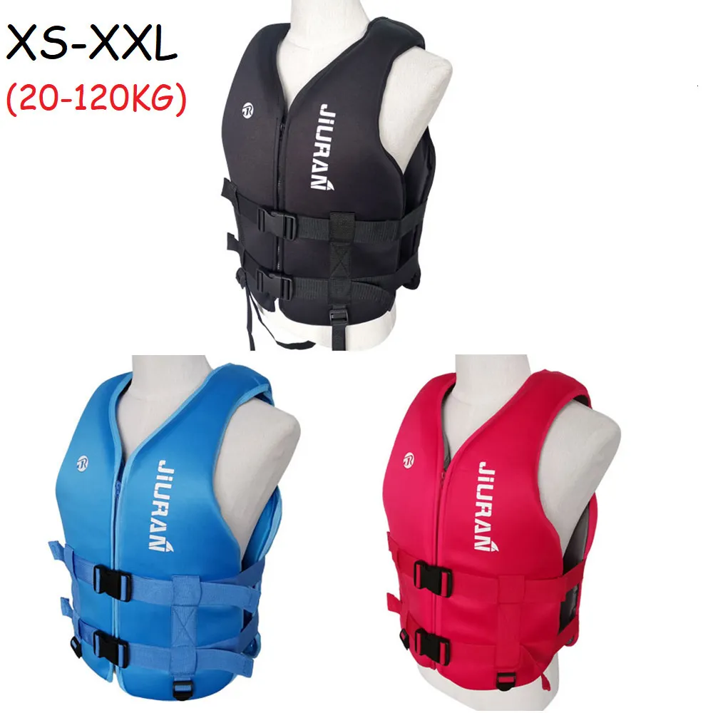 Gilet de sauvetage bouée adultes veste néoprène sécurité Sports nautiques pêche Ski kayak canotage natation dérive p230629