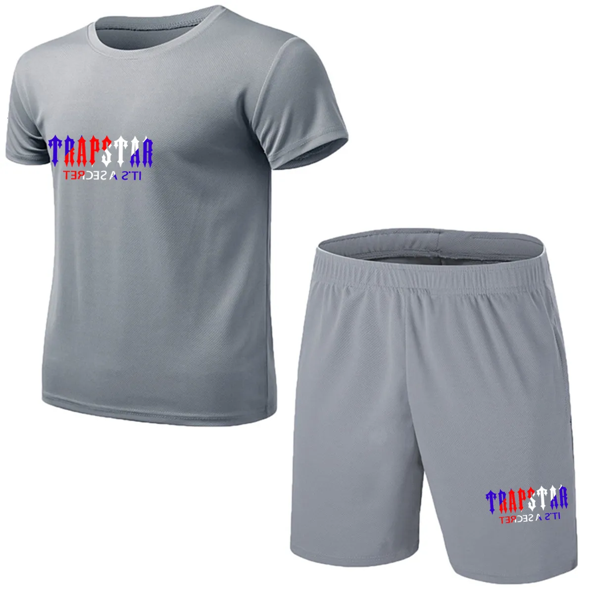 Męskie dresy Trapstar Sport Suit 2 -częściowy Unisex krótkie bluzy bluzy garnitur dresowy jogging męski 2023 230630