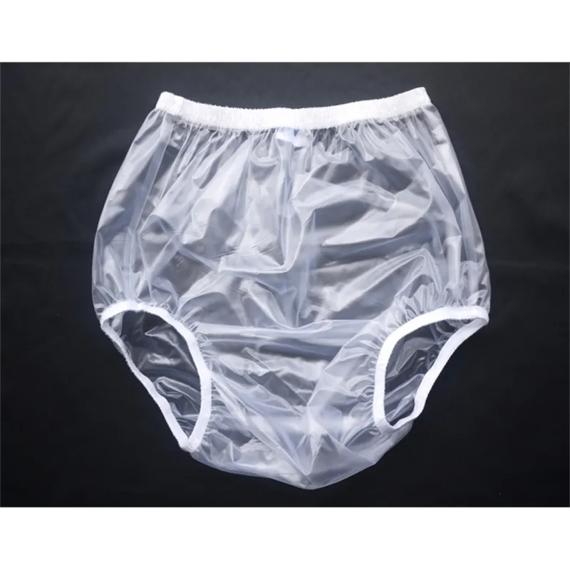 Transparent White Adult Diaper Plastic Pants For Adults ABDL Haian